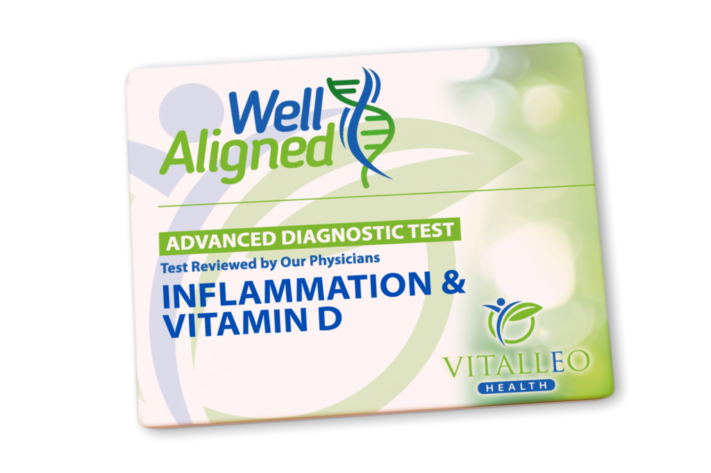 Inflammation & Vitamin D Blood Test Kit Vitalleo